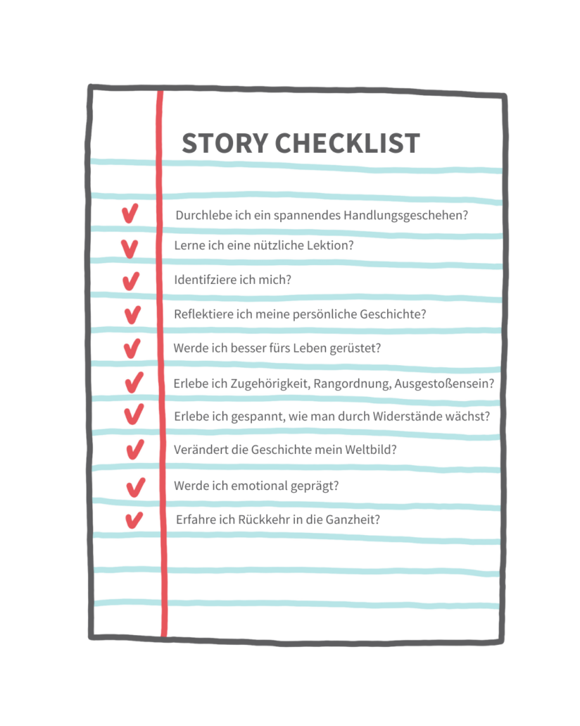 Gratis StoryChecklist zum Download StoryChecklist