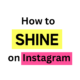 Insta Workshop